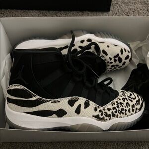 Women’s Air Jordan 11 Retro animal print